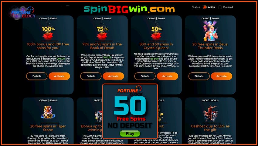 200 free spins no deposit
